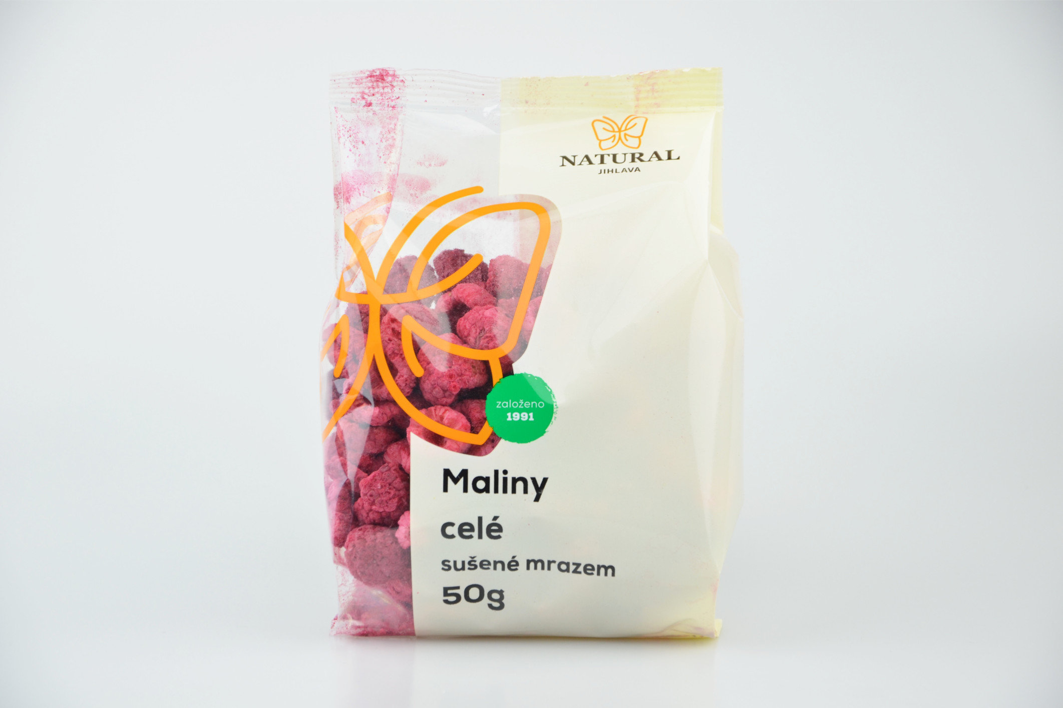 Maliny celé lyofilizované 50 g
