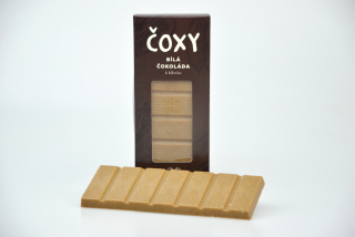 ČOXY - bílá čokoláda s kávou 50 g