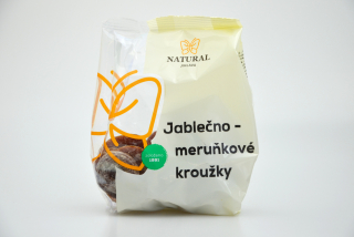 Jablečno - meruňkové kroužky 150 g