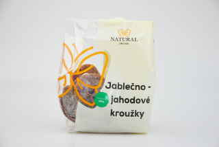 Jablečno - jahodové kroužky 150 g