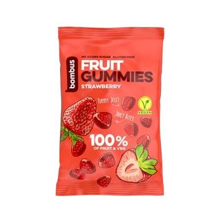 Bombus Ovocné bonbónky FRUIT ENERGY jahoda 35g